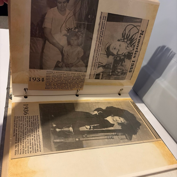 Scrap Book/Photo Album 1881-1928 newspaper clippings - Picture 4 of 5